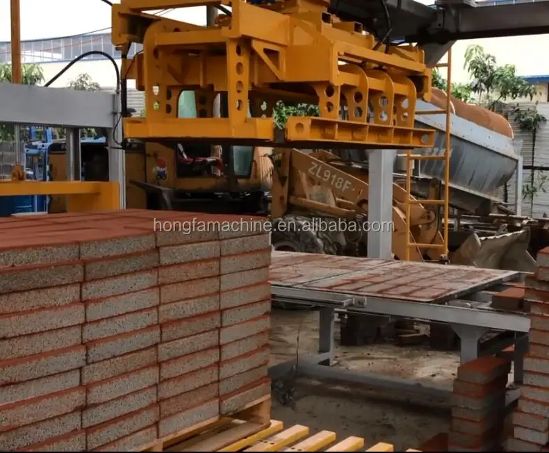 concrete hollow block paver brick Palletizer machine Brick stacker