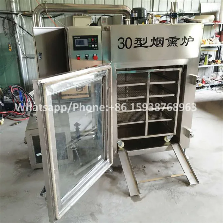 30Kgs Automatic Sausage Fish Electric Smoking Stove Smoked Meat Making Machine Chicken Roasted Oven