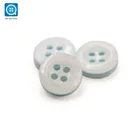 SK Fast delivery wholesale newest fashion buttons three color 4 Holes Imitations Shell Button for shirts