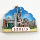 China suppliers hot products custom BERLIN polystone resin fridge magnet wholesale epoxy resin magnet