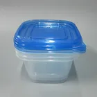 Disposable square 900ml 3pk small storage container disposable plastic lunch box take away bowls