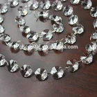 MH-12719 crystal beads garland clear wedding beaded garland