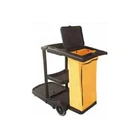 High Quality Multi-Purpose Plastic Cleaning Car Service Trolley Janitorial Cleaning Sundries Cart