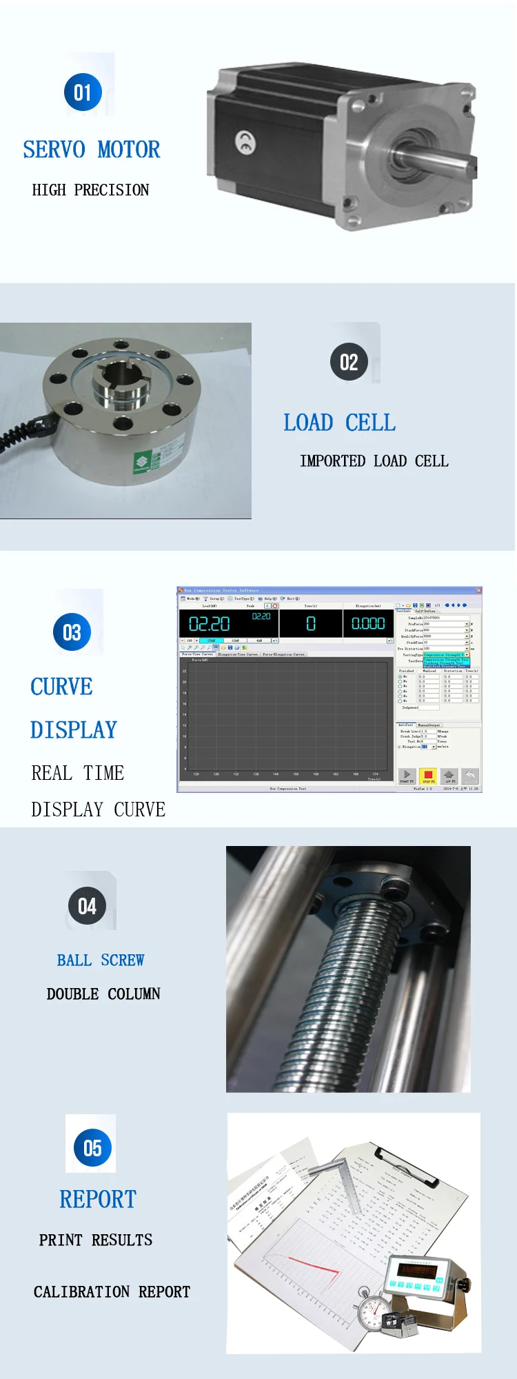 Strength Corrugated Standard  Resistance Controlled Measuring Carton Ring Crush Compression Compressive Test Meter Machine