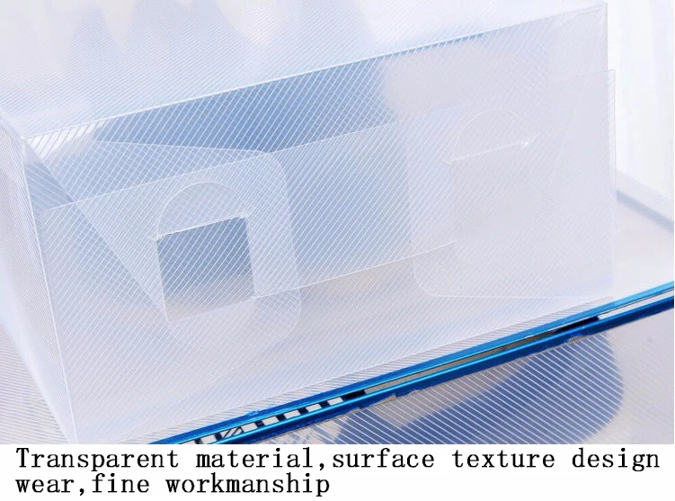 Atistic SFJ NEW Eco-Friendly Shoe Storage Box Case Transparent Plastic Storage Box Rectangle PP Shoe Organizer Thickened drawer Shoe Box (18)