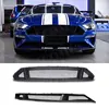 Carbon Fiber Car Front Bumper Mesh Grille Mesh Honeycomb Grille Cover for Ford Mustang 2018 Car Styling