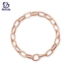 wholesale custom available 925 sterling silver chain bracelet
