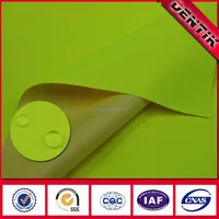 EN20471 3-layer HV Yel Waterproof Breathable Twill fabric, Laminated fabric with PTFE membrane For Protective Clothing