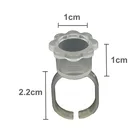 Flower Design Clear Tattoo Ink Pigment Ring Cup Holder Eyebrow Lip Cosmetic Tattoo Supplies PMU Accessories