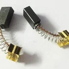 Low cost carbon brush for hair dryer motor