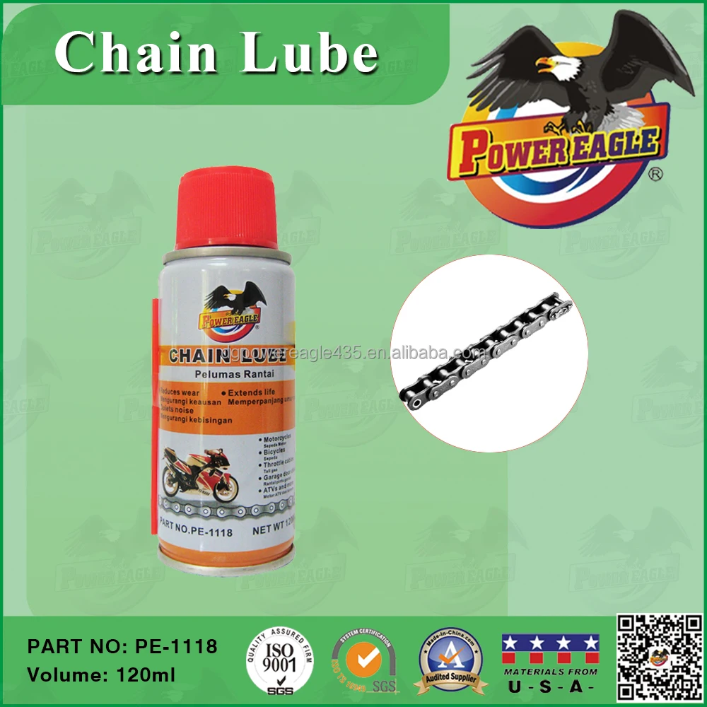 PE Best Quality Chain Lube Spray Products from Dongguan Power Eagle