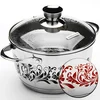 Factory Supply Glass Lid Cooking Pots for Hot Pot