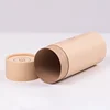 handmade recycled kraft paper canister kraft round box for food, tea, coffee packaging