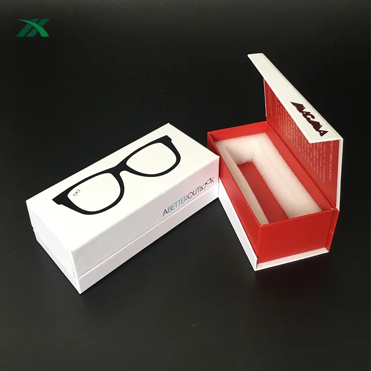 material sunglasses cardboard gift box eyewear packaging box