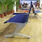 Office Conference Room PU Seats Aluminum Waiting Chair