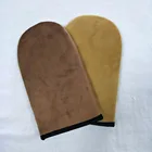 Tanning Oil Tanning Self Tanning Mitt Double Side High Quality Velvet Self Tanning Applicator Mitt For Streak Free Tanning Oil