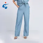 Hot sale comfortable loose straight women denim jeans pants