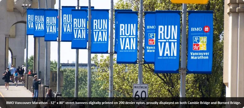 Custom Size Design PVC Advertising Printed Advertising Poster Banner Street Banner Pole Road Banner