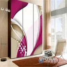 Interior decorative glass panels for decorative wall
