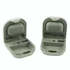 ABS Waterproof Easy Carrying Storage Case for Hearing aids with Battery Slots