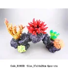 Artificial Coral Aquarium Ornament Set Colorful Fish Tank Decoration