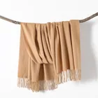 High Quality New Style Women Super Soft Pashmina Cashmere Shawl
