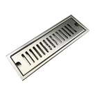 Quick drainage 304 stainless steel rectangular floor drain