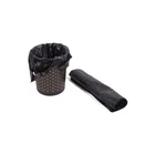 HDPE Recycled Black Plastic T-shirt Bags Custom Printed T-shirt Bag