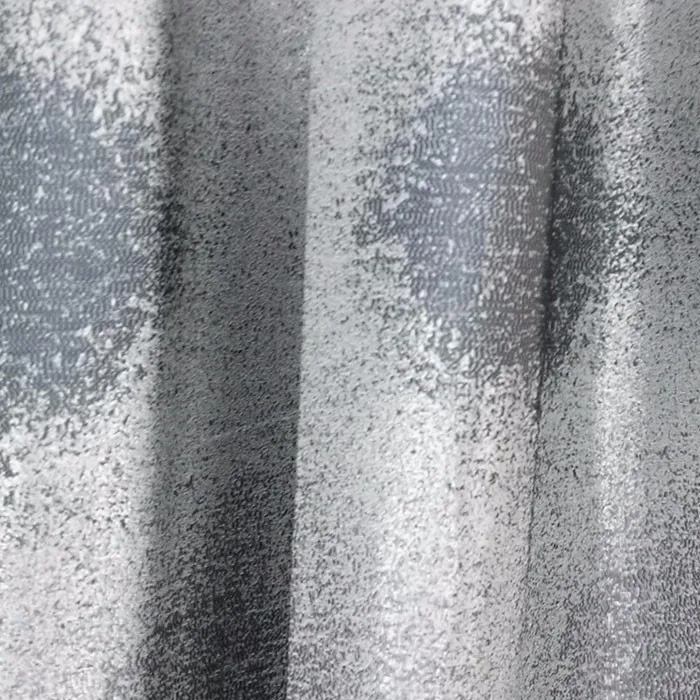 Silvery Gray Waterproof Polyester Nautical Shower Curtains For Bathroom