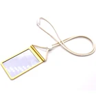 Factory wholesale fashion round lanyard id card badge holder for sale