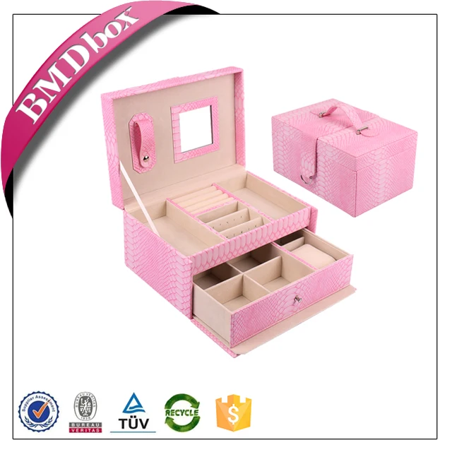 original gifts handmade leather jewelry gift box for girlfriend