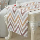 Free Shipping Home Decorative Colorful Waves Printed Soft Microfiber Anti-Skid Table Runner