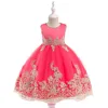 Latest children princess dress design flower kids girls birthday party dresses for sale