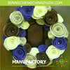 artificial noble felt flowers in respect for funeral wreaths