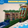 Hot sales inflatable pool water slide tropical inflatable wet or dry slide with pool
