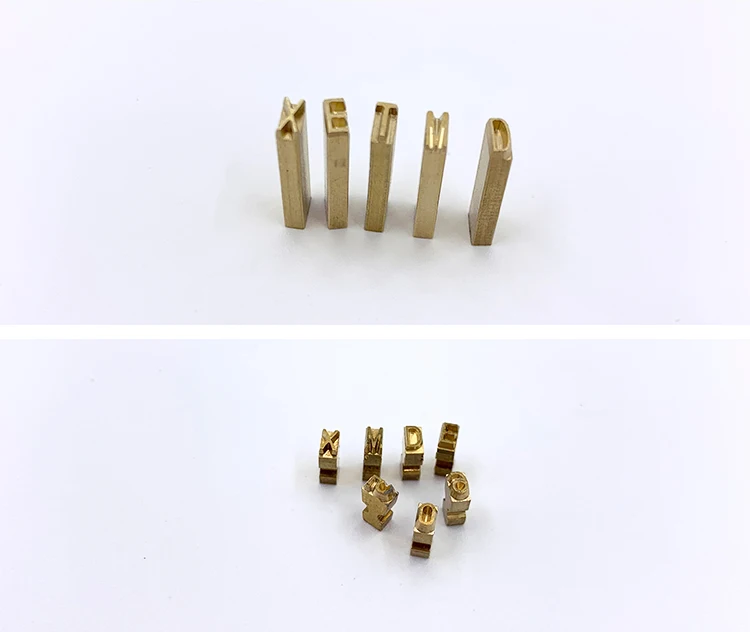 1 Box 2*4*15mm Copper Characters for HP-241/HP-30/DY-8 Ribbon Coding Machine