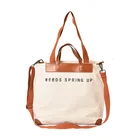 2019 Hot Selling Letter Pattern Durable Canvas Tote Bag Business Style Shoulder Bags Women Handbags In Stock