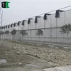 Commercial Plastic Film greenhouse with solar hydroponics strawberry system