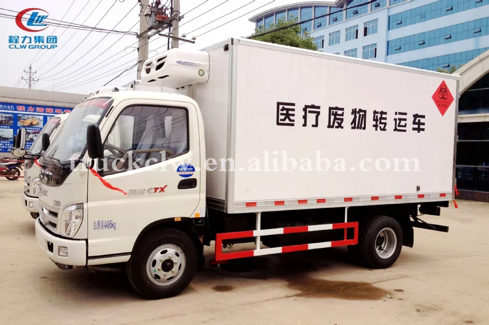 medical waste van truck