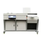 Automatic perfect hot melt paper making glue book binder binding machine