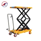 Projector Lift Table Movable Small Hydraulic Double Scissors Lift Table