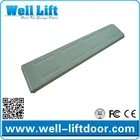 Single sheet panel garage door