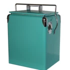 13L Retro Metal Ice Cooler Box For Promotion