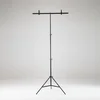 80*200cm T bar PVC Backdrops Support Stand System Light Stand With 4 clamp For Photo Video shooting