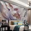 Big 3D Stereoscopic Relief Peony Jewelry Flower Wall Mural