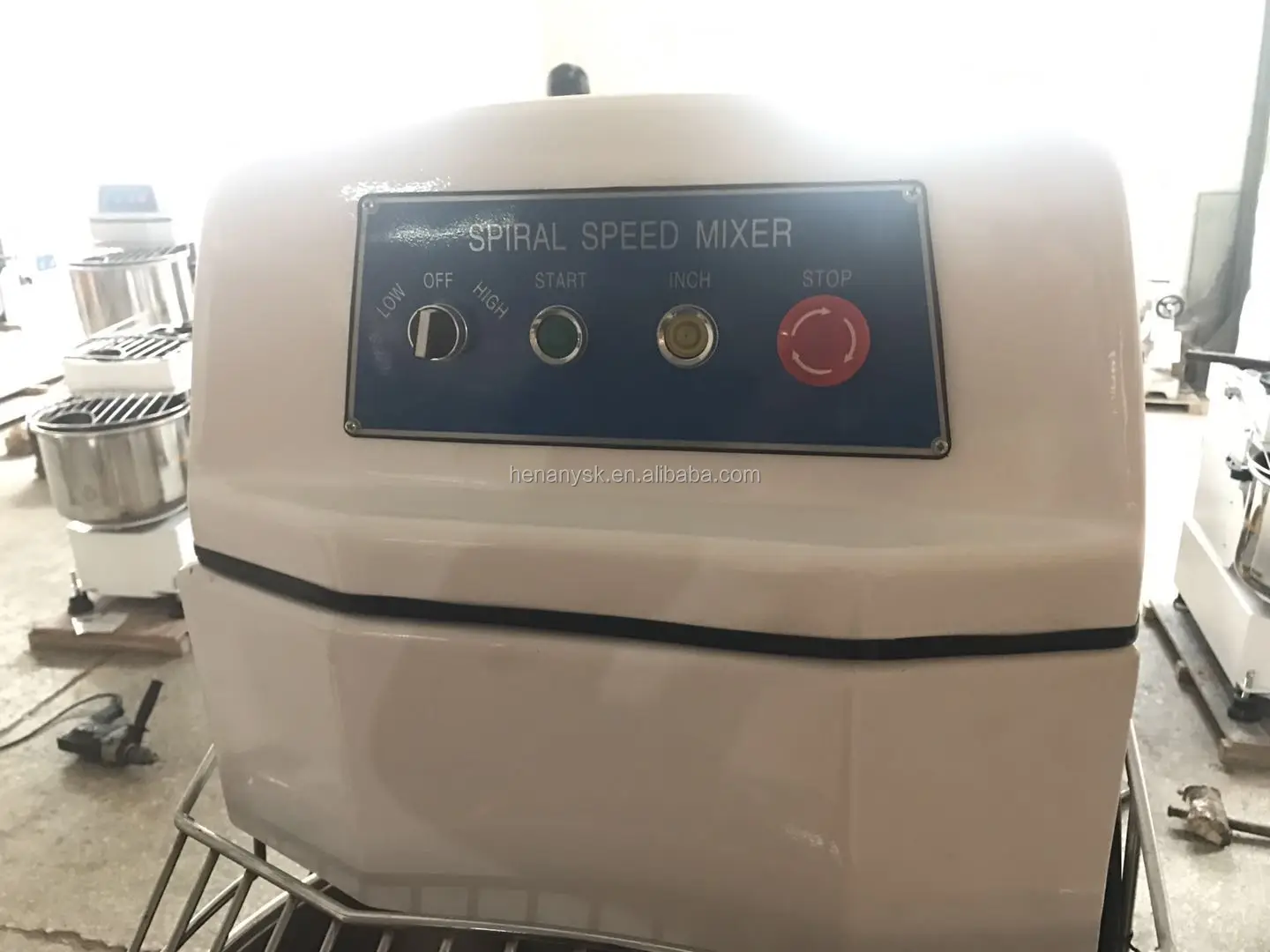 80L 35kg Commercial Flour Powder 2 Speed Spiral Dough Mixer Egg Mixing Machine Dough Mixer
