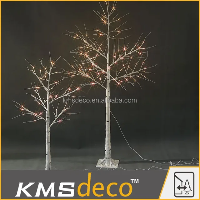 factory price led tree artifical birch tree light garden