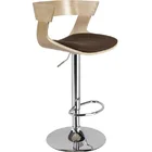 High Performance Rustic Wooden Bar Stools With Footrest And Armrest