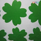 The PVC Vinyl green material flower sticker use of decoration room
