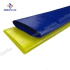 pvc blue 2 3 4 6 8 12 inch lay flat discharge hose
